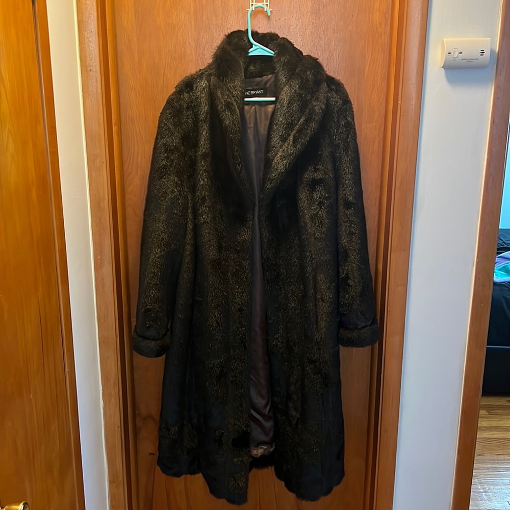 COPY - COPY - Black Faux Fur Coat